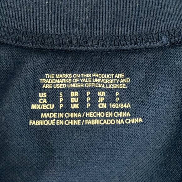 Yale collared plaid cropped shirt polo top preppy style Size Small Forever 21 - Picture 4 of 8